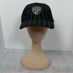 Subtle Patriot Covet Runner Hat Adjustable Grey/Black Striped OSFM